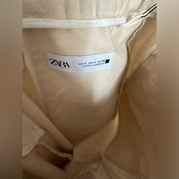 Zara Cotton Pants- NWT - Picture 7 of 8